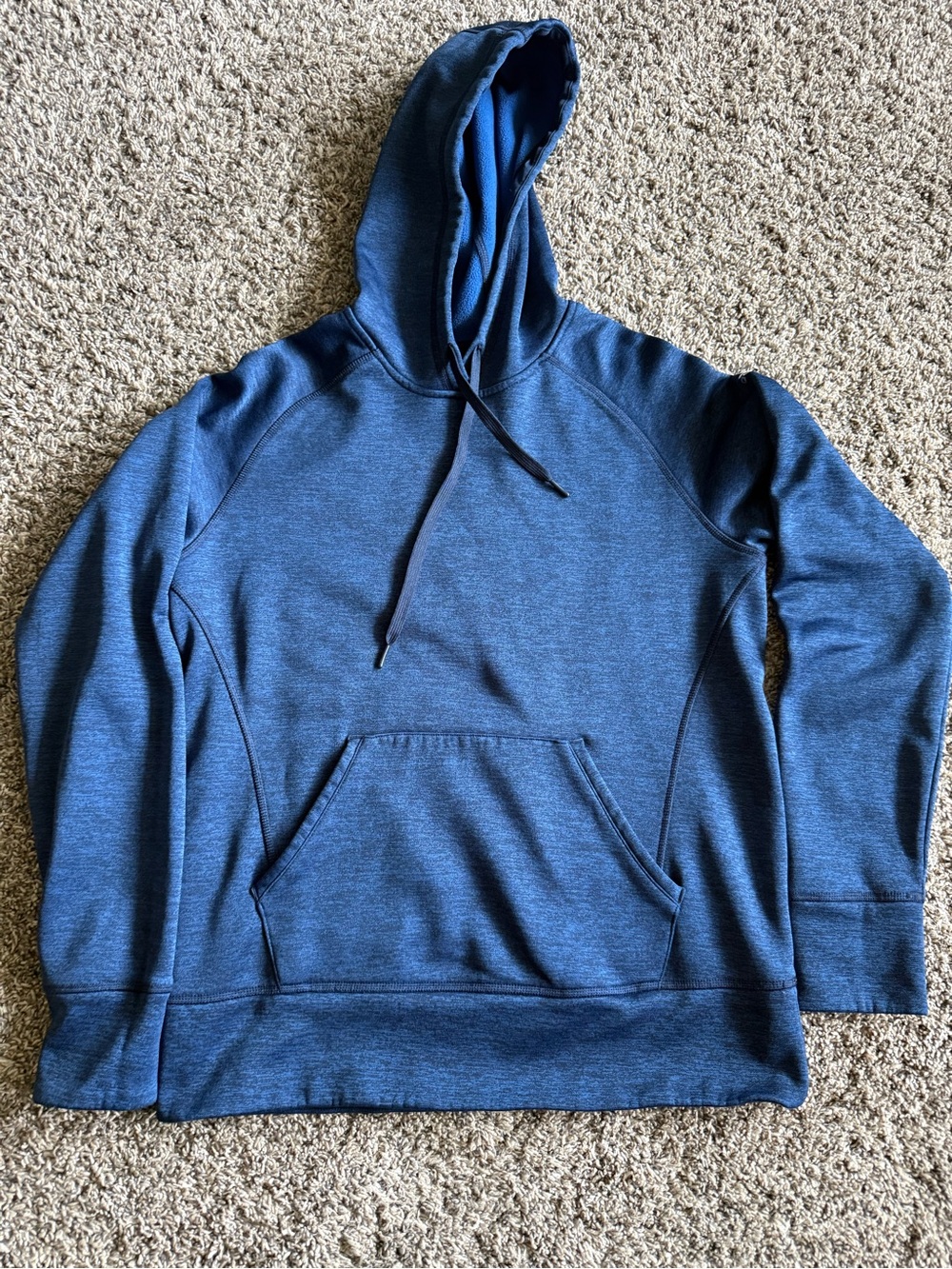 Adidas Women’s Heather Navy Pullover Hoodie-Medium